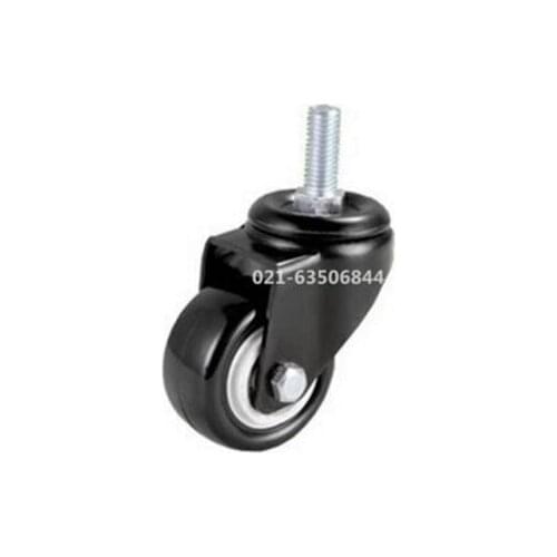 Universal Mute Wheel 1.5" Replacement Office Chair Swivel M10 Caster Rubber Rolling Roller Wheels Furniture Hardware
