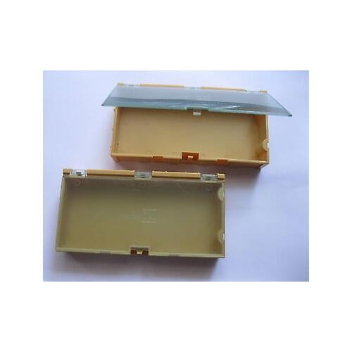 4 pcs SMD SMT Electronic Component storage box Yellow