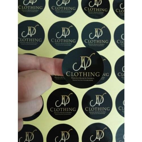 40MM(1.57inches) Art Dec Vintage Party Wedding Collection, Personalized Round Circle Label Stickers Custom Logo