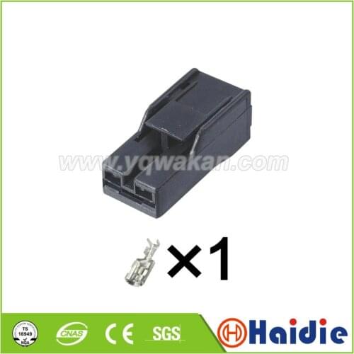 5sets 1pin Auto wiring harness plug electric cable female plug connector