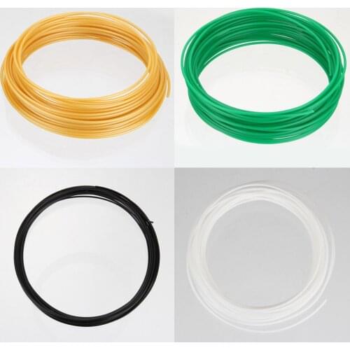 5M 20 Colors 3D Pen Filament PLA 1.75mm Plastic Rubber Printing Filaments for 3D Printer DU55