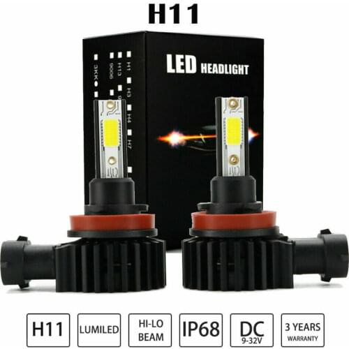 9012 HIR2 Car Led Headlight bulbs 14000LM 6500K Mini Size h11 h7 Car Headlight Bulb 12V Auto Headlamp Light Led Bulbs Fog Lights