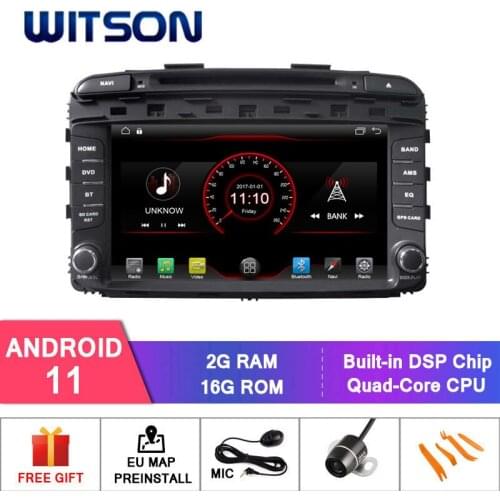 WITSON Android 11 2GB RAM 16GB FLASH Car Radio Multimedia Player KIA SORENTO 2015 Touch Screen Car Radio GPS