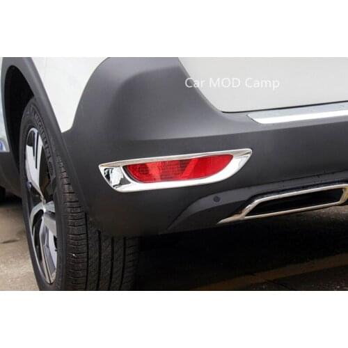 For Peugeot 5008 5008 GT 2017 2018 ABS Chrome Rear Fog Light Fog Lamp Cover Trim 2pcs Car Styling Accessories