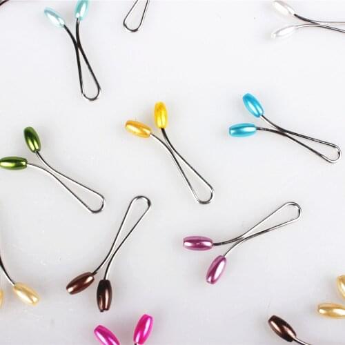12pcs New Alloy Imitation Pearl Brooches Pin For Womens Scarves Exquisite Fashion Clip Zinc Alloy simulated-pearl Brooches