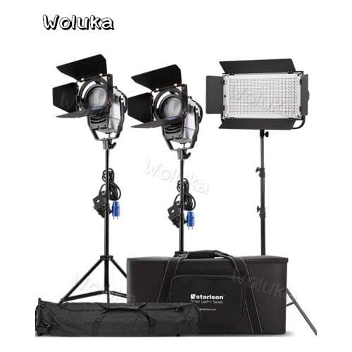CE100w+1100s LED spotlight Kit Photo Studio kits camera lamp video Micro Movie 15 Flat for interview program CD50 T01
