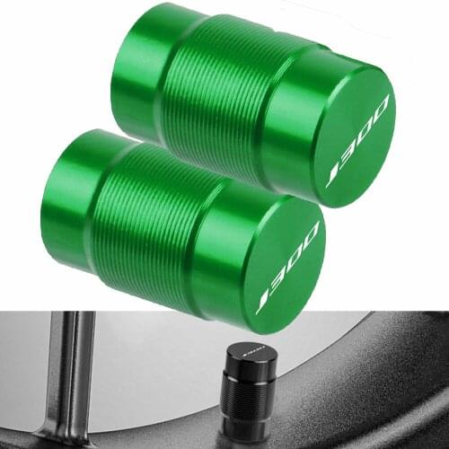 Motor Scooter CNC aluminum Vehicle Wheel Tire Valve Stem Caps Covers For Kawasaki Scooters J300 J 300 2015 2016 2017 2018 2019