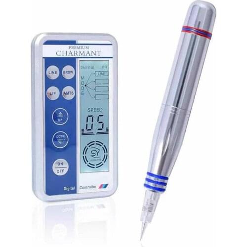 Korean Permanent Makeup Digital Pen Embroidery Eyebrow Tattoo Machine Pen for MTS Eyebrow Lip Eyeliner Sermi Permanent