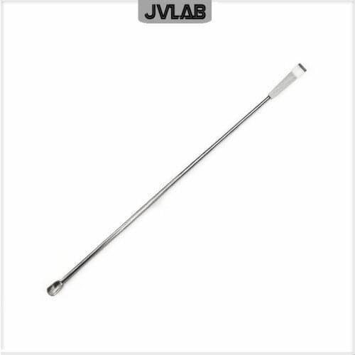 Micron Scoop Drug Scraper Spoon Shovel 180mm Stainless Steel Trace Medicine Spoon 18 cm Trace Stainless Steel Spatula 5/PK