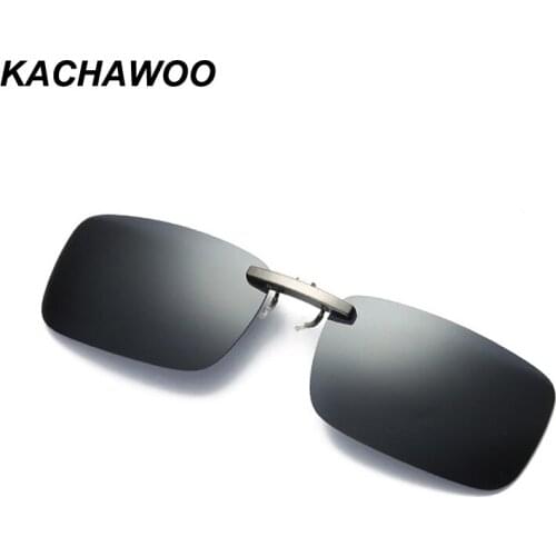 Kachawoo clip on sunglasses men accessories women polarized night vision glasses prescription men sun glasses polarized