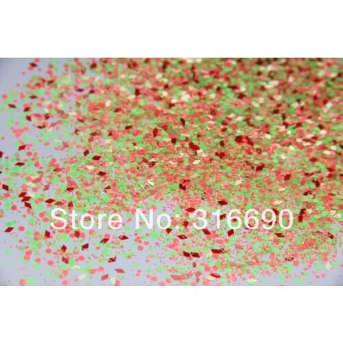 Neon Mixed Glitter Matte Glitter for Nail Art and Glitter Crafts