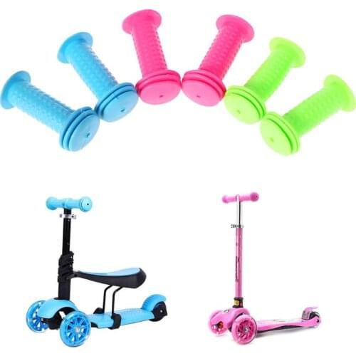 New 1 Pair Bicycle Grips Children Bike Tricycle Scooter Anti Slip Handlebar Rubber 2020