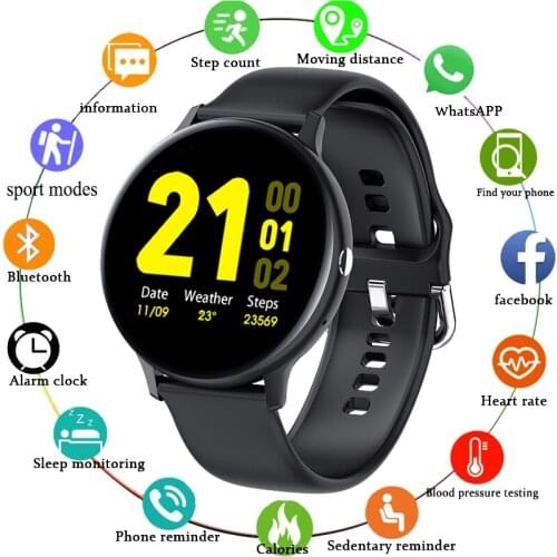 New Smart watch For men is Suitable For Android IOS mobile phone heart rate IP68 waterproof Full touch screen Luxury Smartwatch