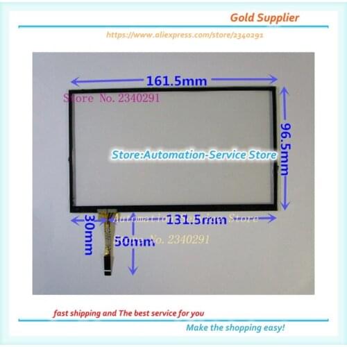 New 7 Inch Touch Screen Control Equipment For Vehicle DVD Navigation Screen Using 161.5*96