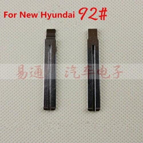 Original NO.92 Key Blade Blank Remote Key Blade FOR New Hyundai Flip Remote Car Key Blade Replacement