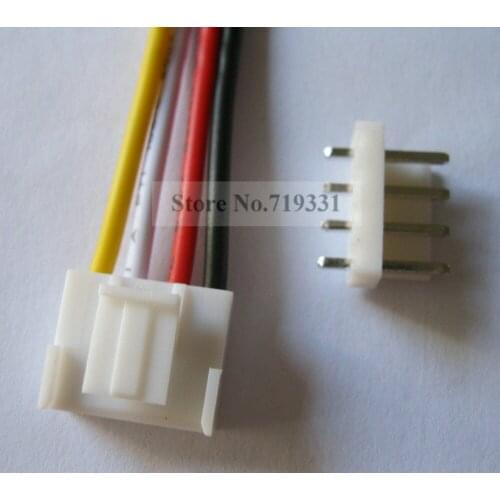 20SET VH3.96 3.96mm 4 Pin Female & Male Pin Connector Leads Cable