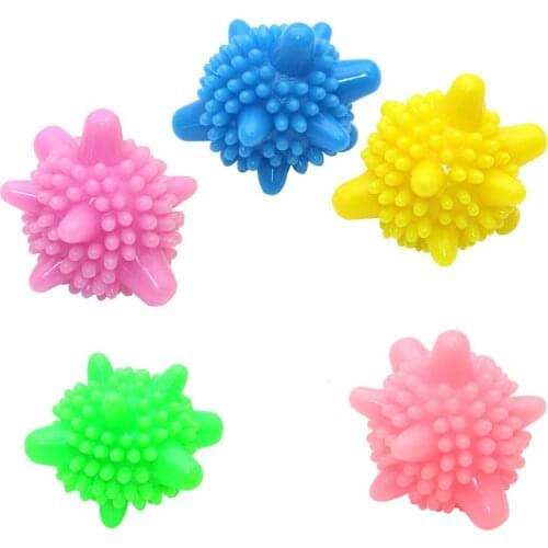 5 pcs/lot Magic Laundry Ball For Household Cleaning Washing Machine Clothes Softener Starfish Shape Solid Cleaning Balls