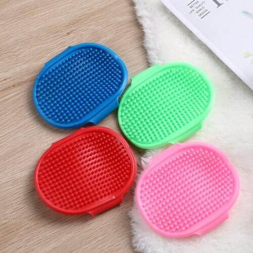 Dog Bath Brush For Dog Comb Cat Rubber Glove Hair Fur Grooming Massaging Kitchen Cleaning Gloves pets Silicone Washing Glove