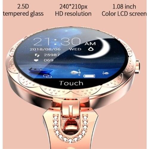 Smart bracelet watch heart rate blood pressure sleep monitoring physiological cycle intelligent reminder wristband smartwatch