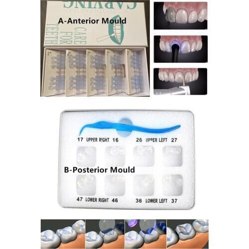 Dental Composite Resin Mold Mould Light Cure Filling Modelling Instrument Anterior Posterior Teeth Crown Printing Model