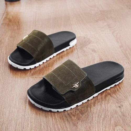 Summer Indoor Slippers Men Fashion Bathroom Slippers for Man Black Beach Men Casual Shoes Top Quality Guests Slippers Man