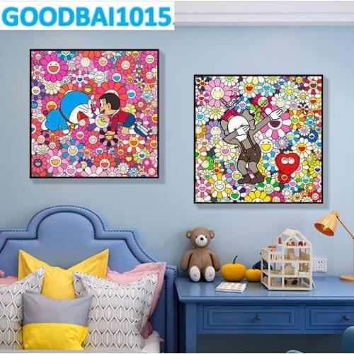 5d Diamond Painting Cartoon Square/Round Diamond Mosaic Embroidery Diy Sun Flower Robot Cat Home Decor Cross Stitch Kits Gifts