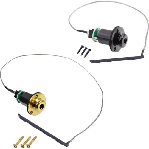 6.35mm Piezoelectric Endpin Pickup Piezo for Ukulele Acoustic Guitar Replacement Parts