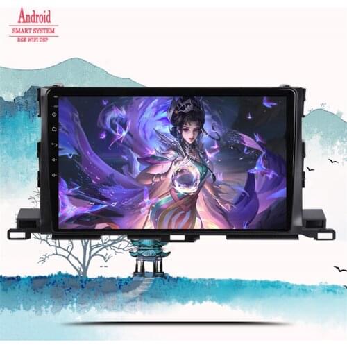 Auto Car Radio For Toyota Highlander 3 XU50 2013 2014 2015 2016 2017 2018 Android Navigation GPS Multimedia Player DVD Cassette