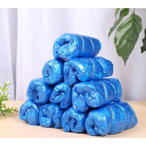 100PC Disposable Shoe Covers Waterproof Hygienic Boot Cover for Household Workplace Indoor Carpet Floor Protection Home Supplies