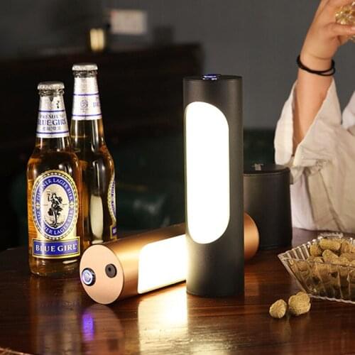 Bar Table Lamp Restaurant Cafe Led Charging Desk Lamps Bedroom Bedside Night Lights Home Loft Decor Living Room Light Fixures