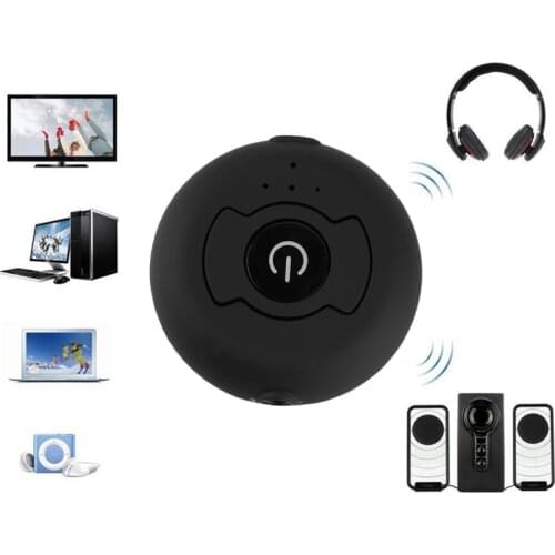 Bluetooth transmitter audio one with two CSR4.0 transmitter connect 2 Bluetooth headset speakers AUX stereo wireless adapter