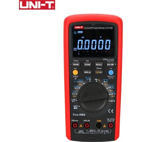 UNI-T UT171B True RMS Digital Multimeters Original Measure Multimeters 60K Counts Resistance Tester LED Display Handheld