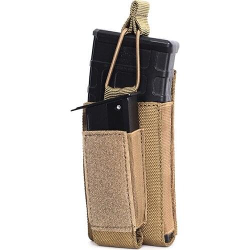 5.56/9MM Double Molle Pouch Utility EDC Waist Pack Military Airsoft Paintball Hunting AK Shells Bag Tactical Mag Pouch Holster