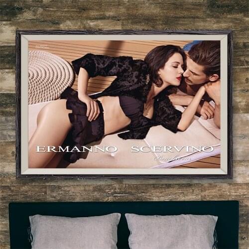 E061 Ermanno Scervino SS Sexy Model Movie Star Wall Silk Cloth Poster Art Home Decoration Gift
