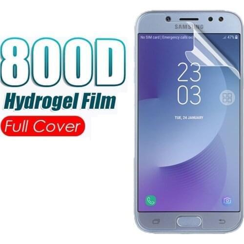 Hydrogel Film for Samsung Galaxy J3 J5 J7 2017 Eu Mobile Phone Screen Protective For Samsung J7 Duo J7 Nxt J320 J510 J710 2016