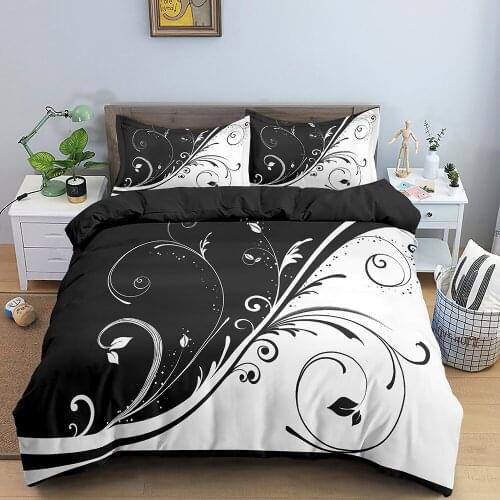 Winter Bedding Sets Flowers Duvet Cover Bed Linen Bedclothes Twin/Queen/King Size Bed Room For Kids Boy Scomfortable Bedding