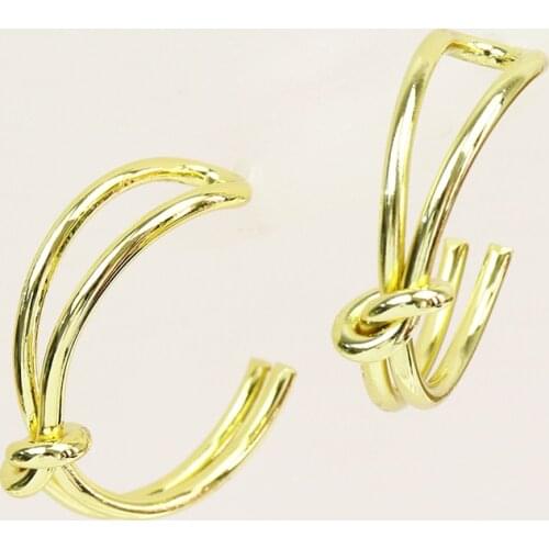 10 Pairs Round Hoop Earrings Stud earrings SmoothGold Hoop earrings Accessories Gold earrings Gift for women jewelry 8498