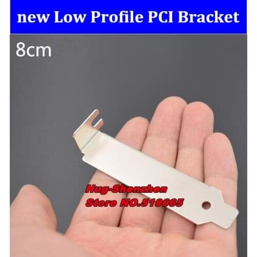 New Half size Cover Bracket Short Expansion Card Slot Cover Filler PCI Blank Low Profile Bracket 8cm for Computer Case 2U