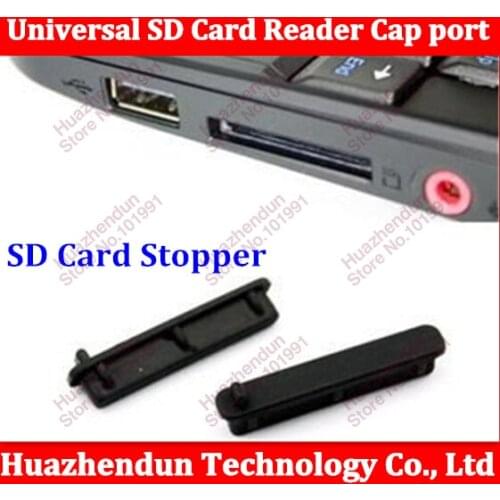 100pcs/lot Brand New Universal SD Card Reader Cap port anti dust stopper Protector Plug cover free shipping