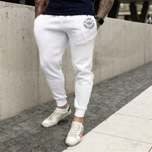 New Jogger Pants Mens Fashion Slim-Fit Sports Pants Men Gyms Fitness Training Fitness Pant Cotton Stretch trousers