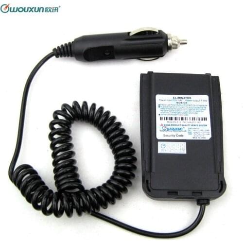 Original Wouxun KG-UV8D 12V-24V Car Charger Battery Eliminator For Wouxun KG-UV8D Plus KG-UV8E KG-UV8D UV8E Radio Walkie Talkie
