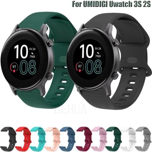 Silicone band For Umidigi Uwatch 3S 2S 2 Sport Watchstrap Bracelet For Umidigi Urun S Smart Watchbands Accessories Belt Correa