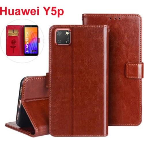 Flip Case For Huawei Y5P Cover PU Leather Wallet Magnetic Fashion Capa for Huawei Y5p y 5 p Phone Protective Stand Case Funda