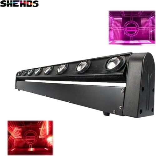 SHEHD 4pcs LED Beam 8x12W RGBW Lighting Stage Lighting High Power With Professional For Party KTV Disco DJ SHEHDS