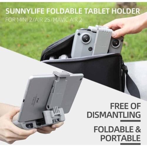 Foldable Disassembly-free Bracket for DJI Air 2S/Mini 2 Tablet Holder Remote Control Holder for Mavic Air 2 Drone Accessories
