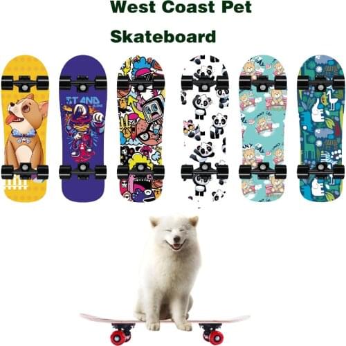 Pet Dog Supplies Fashion Skateboard Dog Toys Special Training Puppy Toys Interactive Yorkshire French Bulldog Birthday Pet Shop