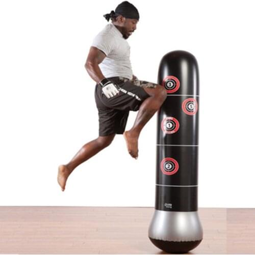Thicken fitness adult children vertical inflatable tumbler boxing column inflatable venting boxing punching bag punching bag