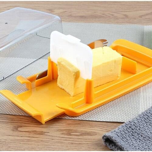 1pcs Stainless Steel Butter Separator Multifunctional Slicer Butter Cutter With Container Storage Box Kitchen Tools Accessorie