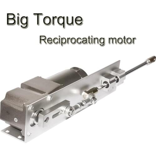 5GU DC DIY Reciprocating Motor Linear Actuuator 12V 24V 90V Stroke 50~160mm Big Torque Speed Optional Linear Motor for DIY Parts
