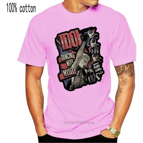 Billy Idol Dancing With Myself Womens Juniors Fit T Shirt Official